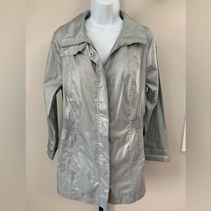 Chico's Metallic Silver/Blue Jacket